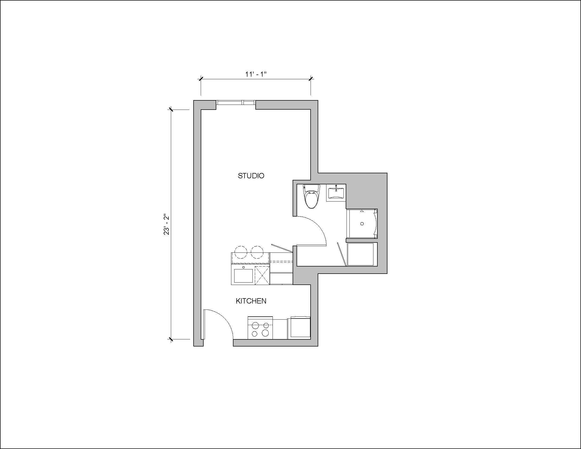 Roselawn Studio Unit Type C