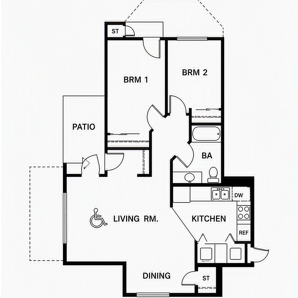 2x1 floorplan