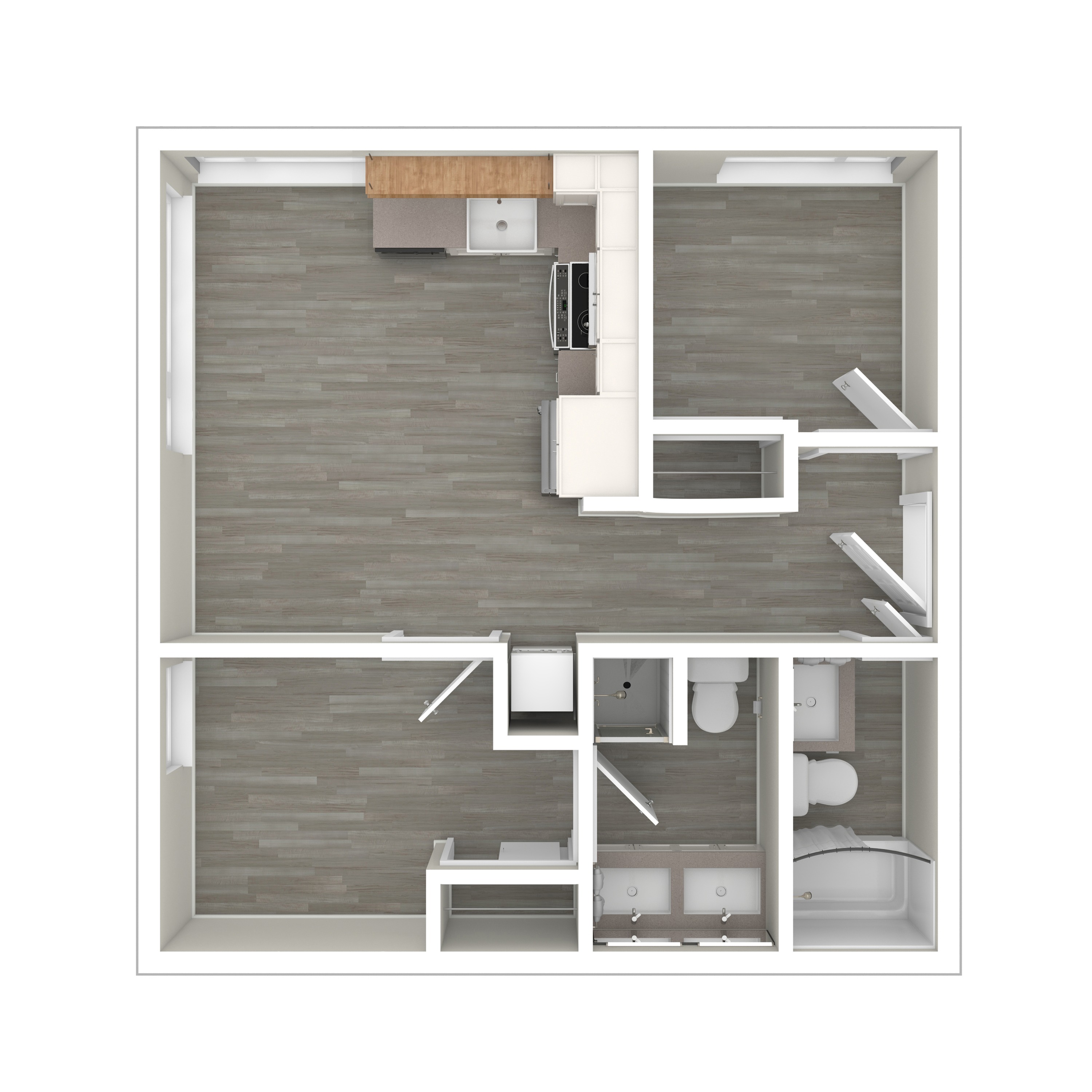 2 Bedroom - 2 Bath