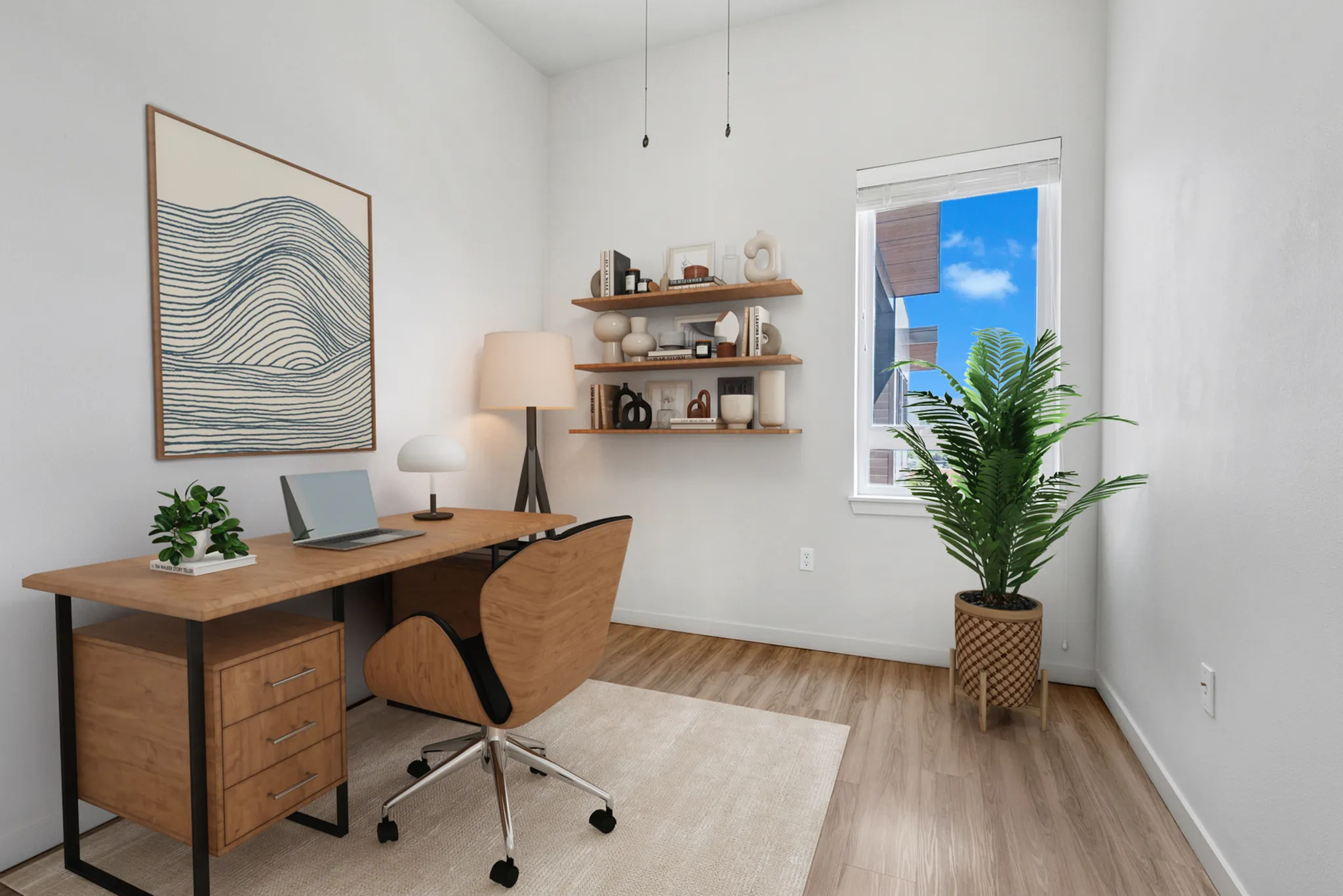 Virtually Staged Office