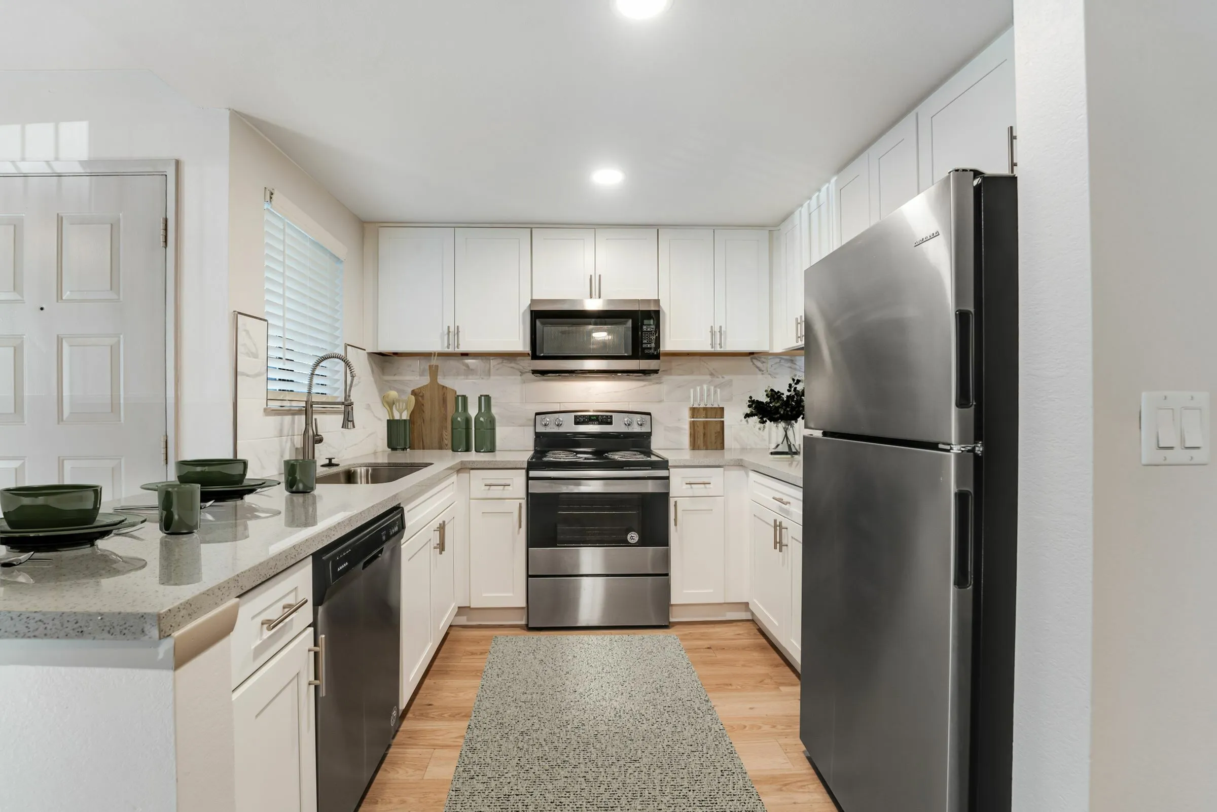 Kitchen with Stainless Steel Appliance