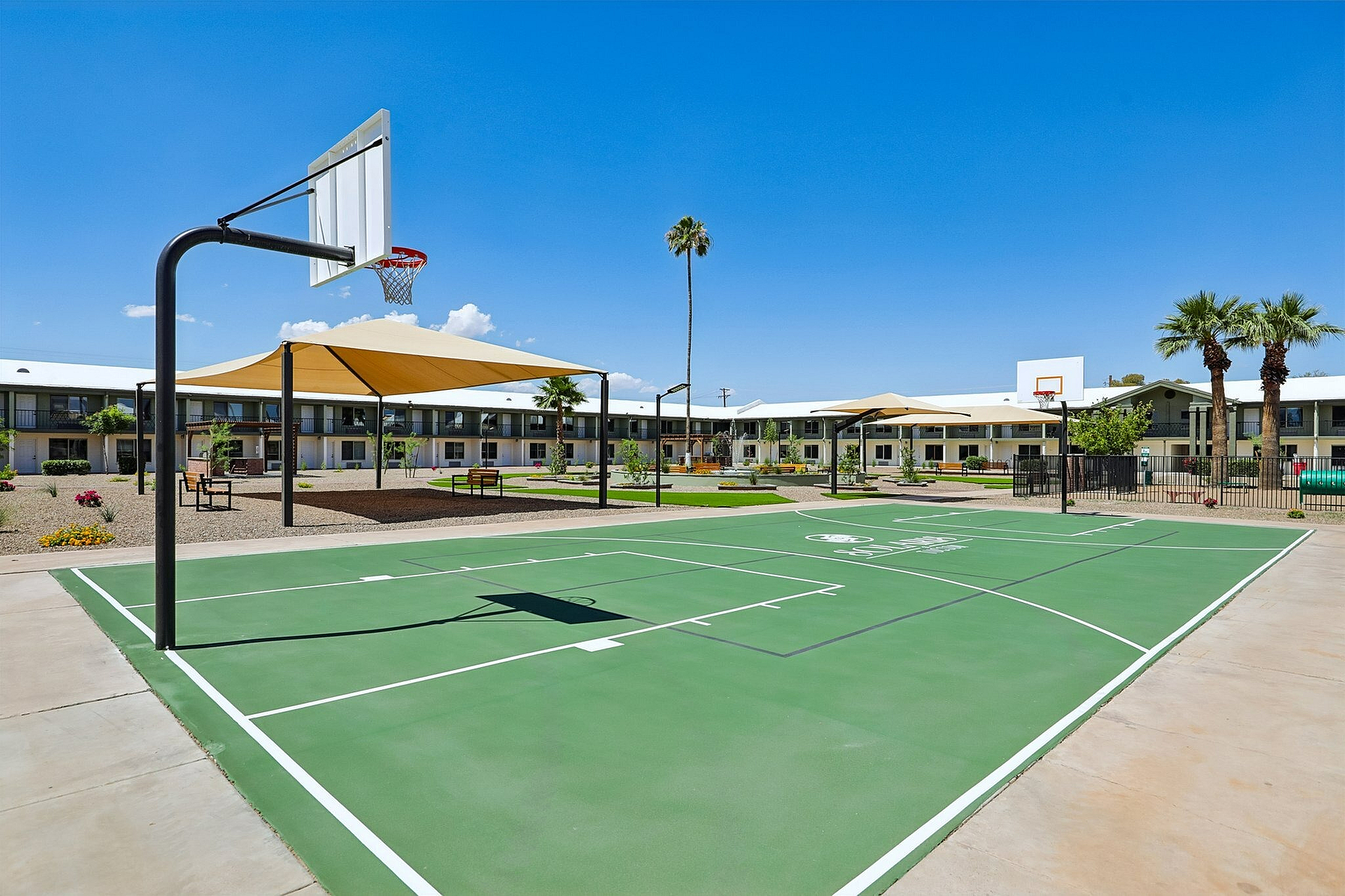 basketball court at solaris at tucson