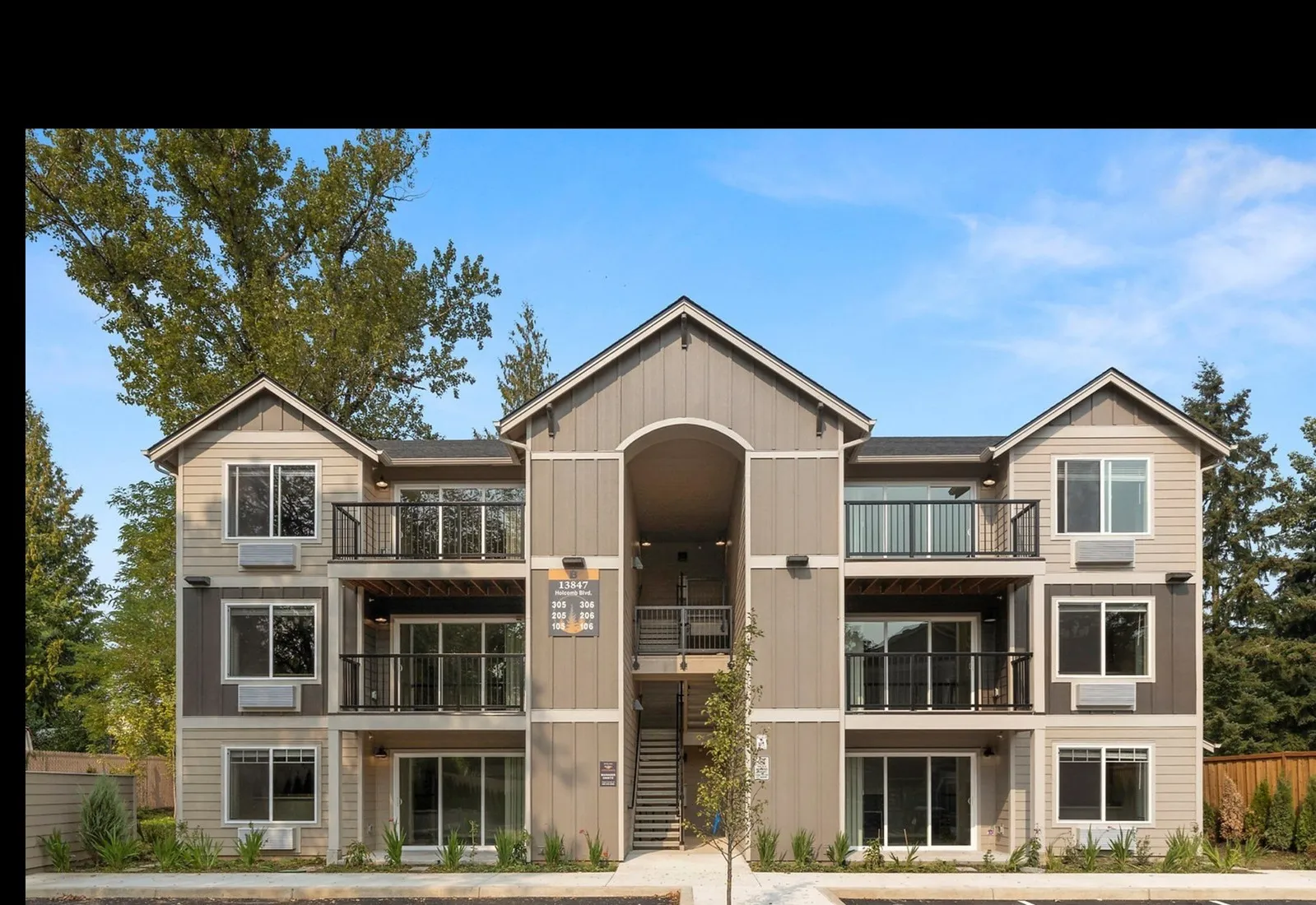 Exterior image of apartment community