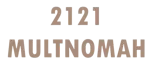 2121 Multnomah Text Logo