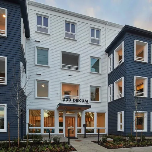 330 dekum apartments front entrance