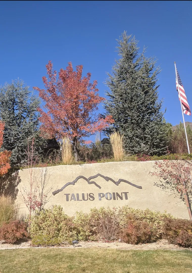 Talus Point Sign