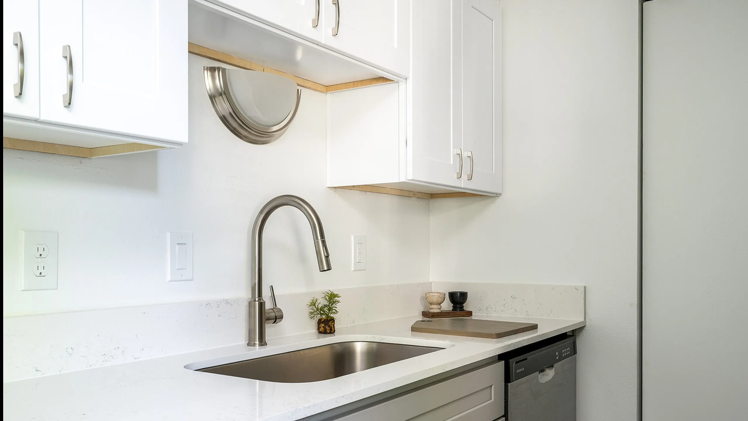 kitchen with stainless steel appliances