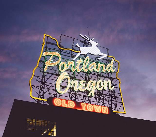 sign of portland oregon