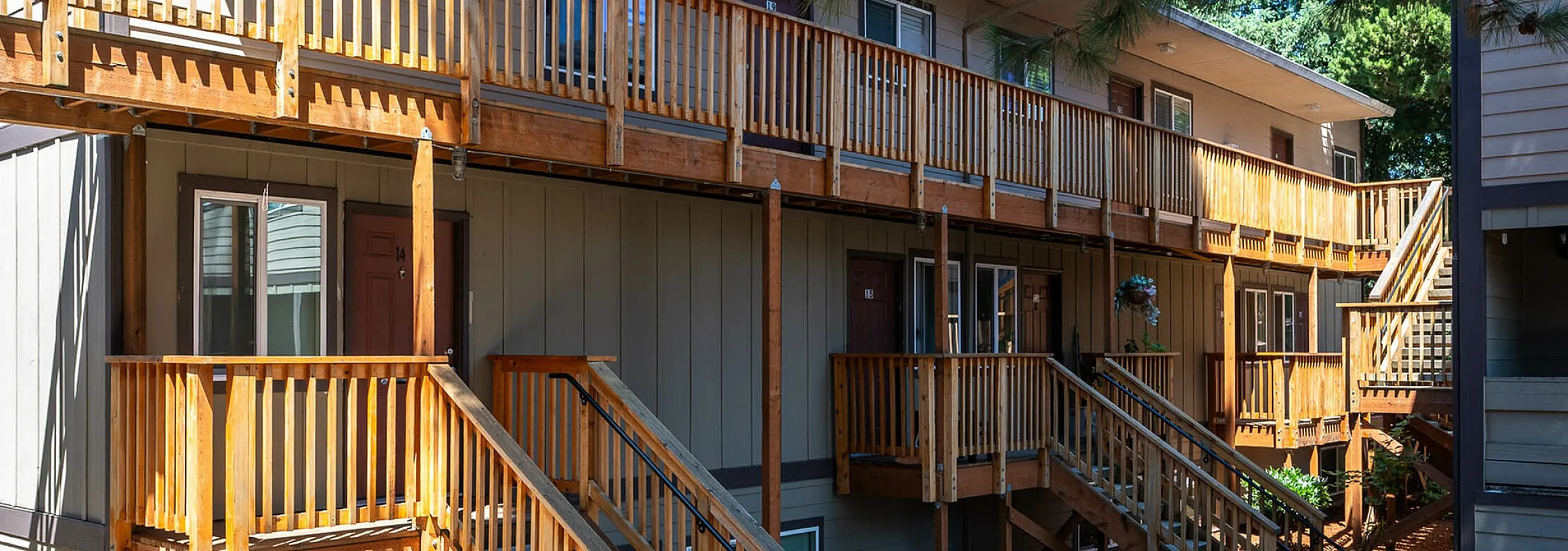 entrances to apartments at alexander vincent