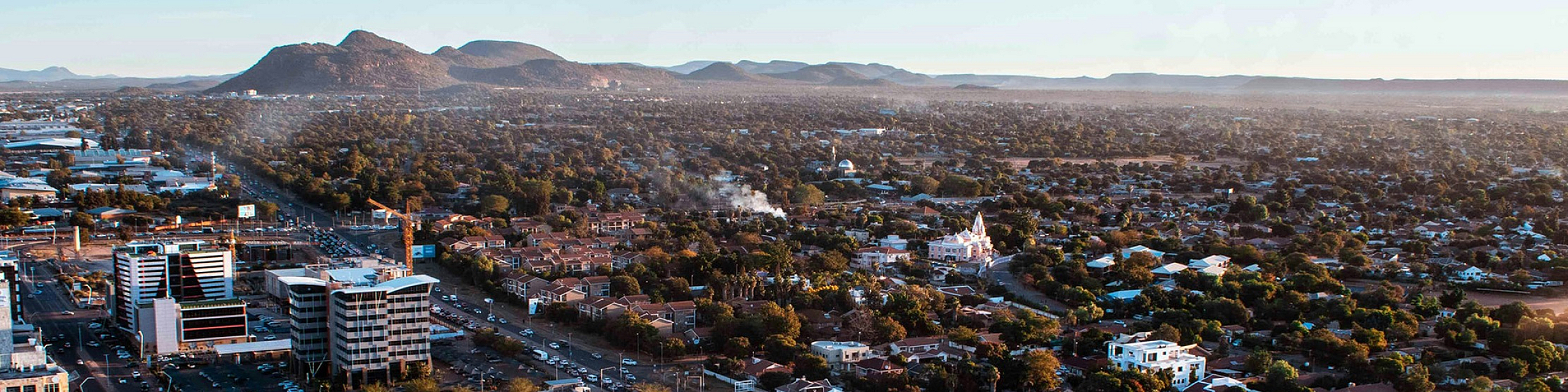 view of mountains and city in arizona