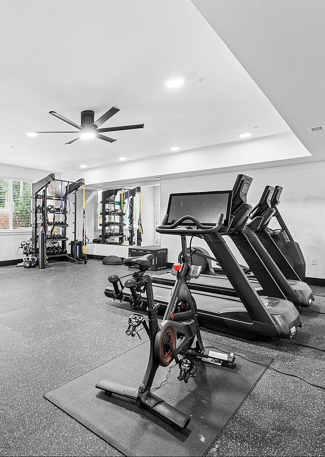 fitness center with fitness equipment at spring meadow