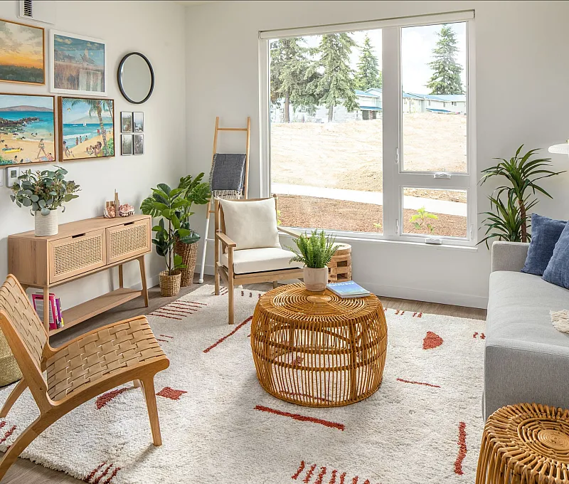 Living room at twelve mile crossing