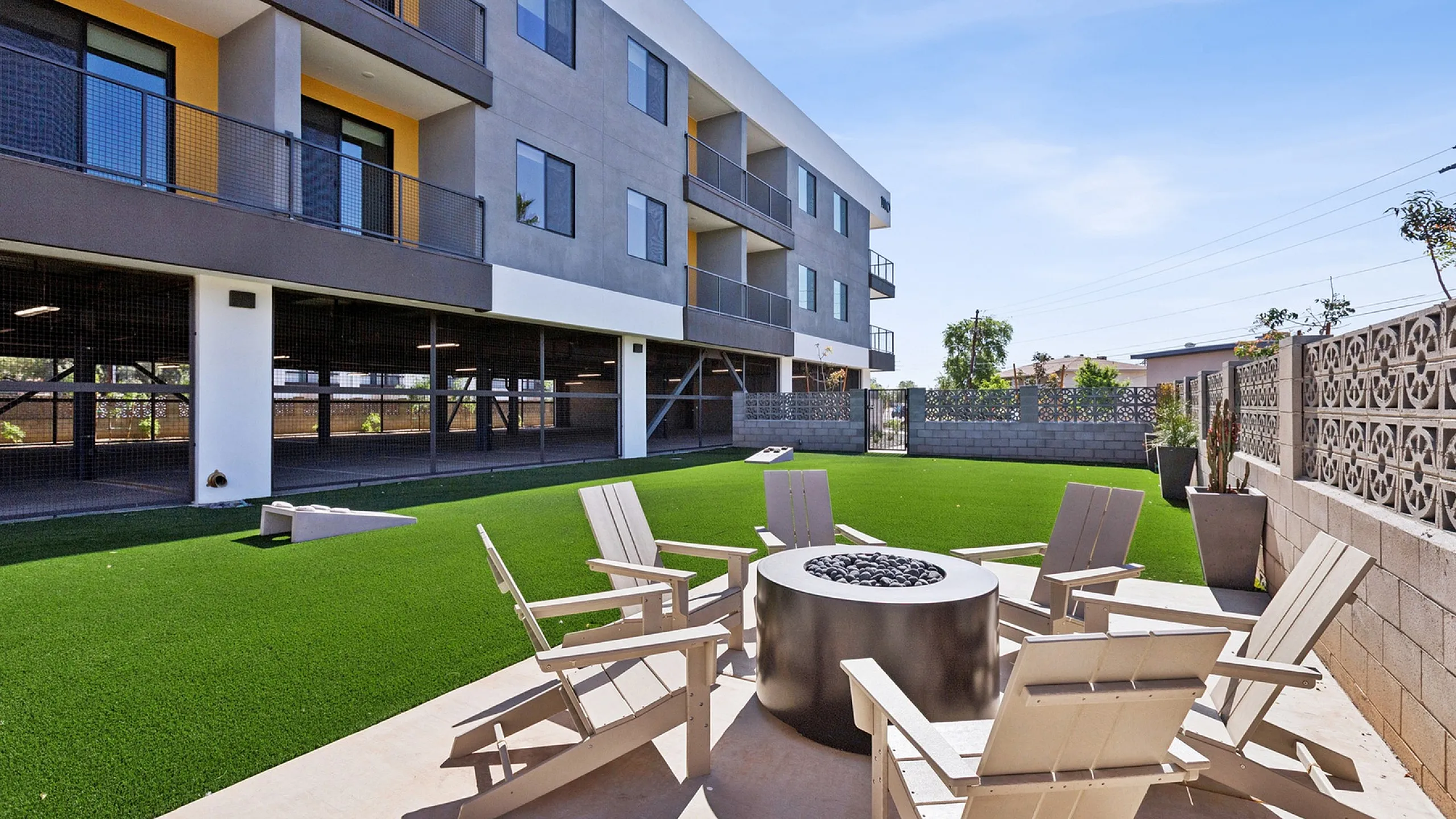 Outdoor Common Area rendering