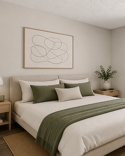 virtual staging from deer valley village apartments