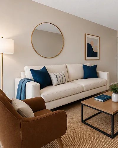 virtually staged apartment at solaris at shadow mountain