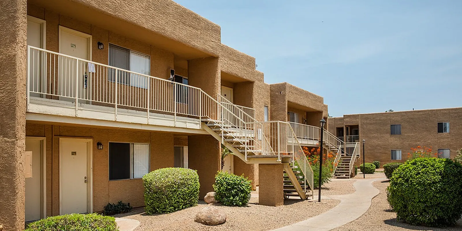 Exterior of the buildings at Metro on Main