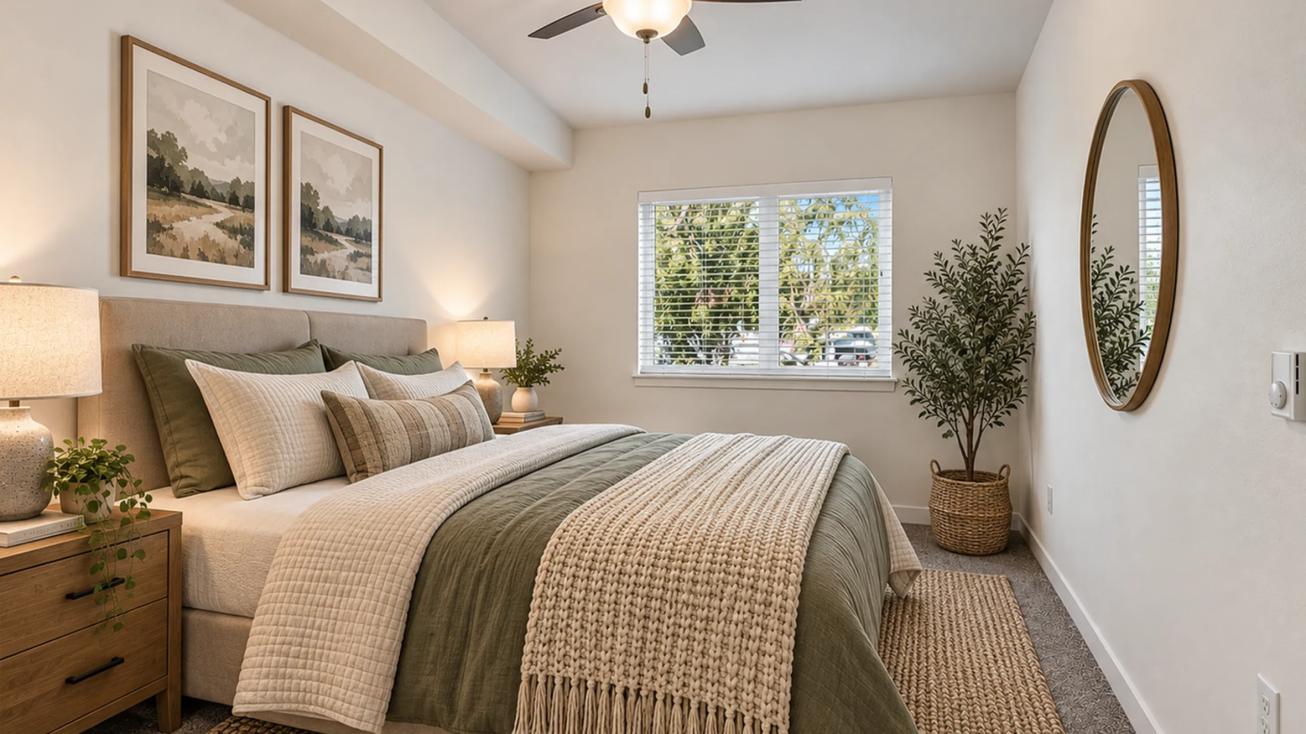 Rogers Landing virtually staged bedroom