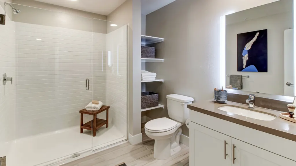 The Murphy Irvine Bathroom  | Apartments in Irvine | Irvine, California Apartments