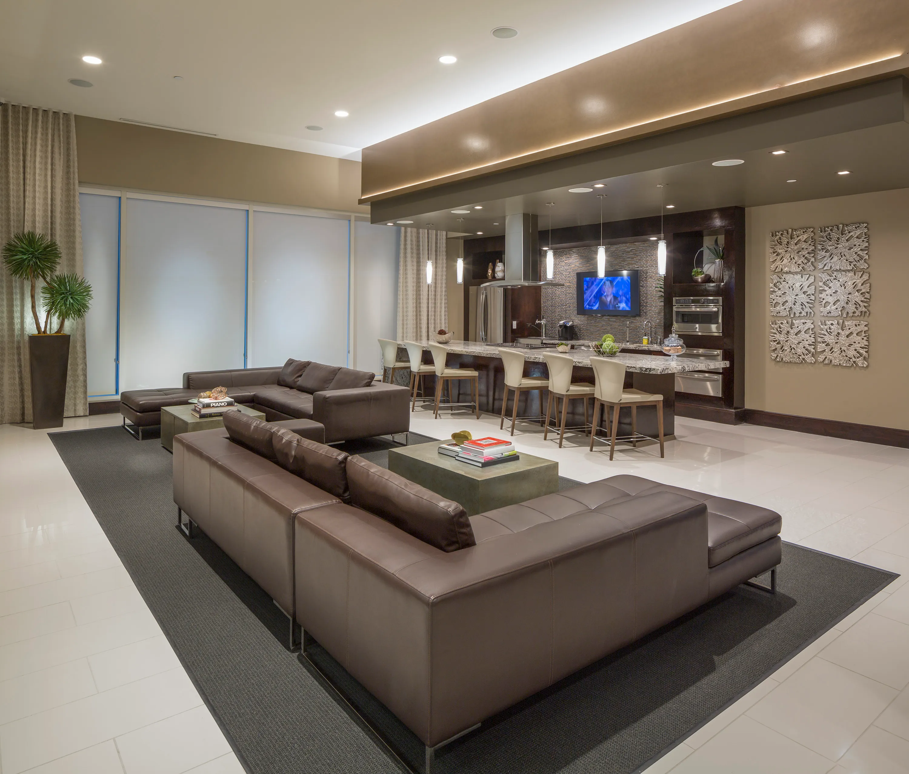 The Fountains at Memorial City Lounge | Memorial City Living | Houston,TX Apartments
