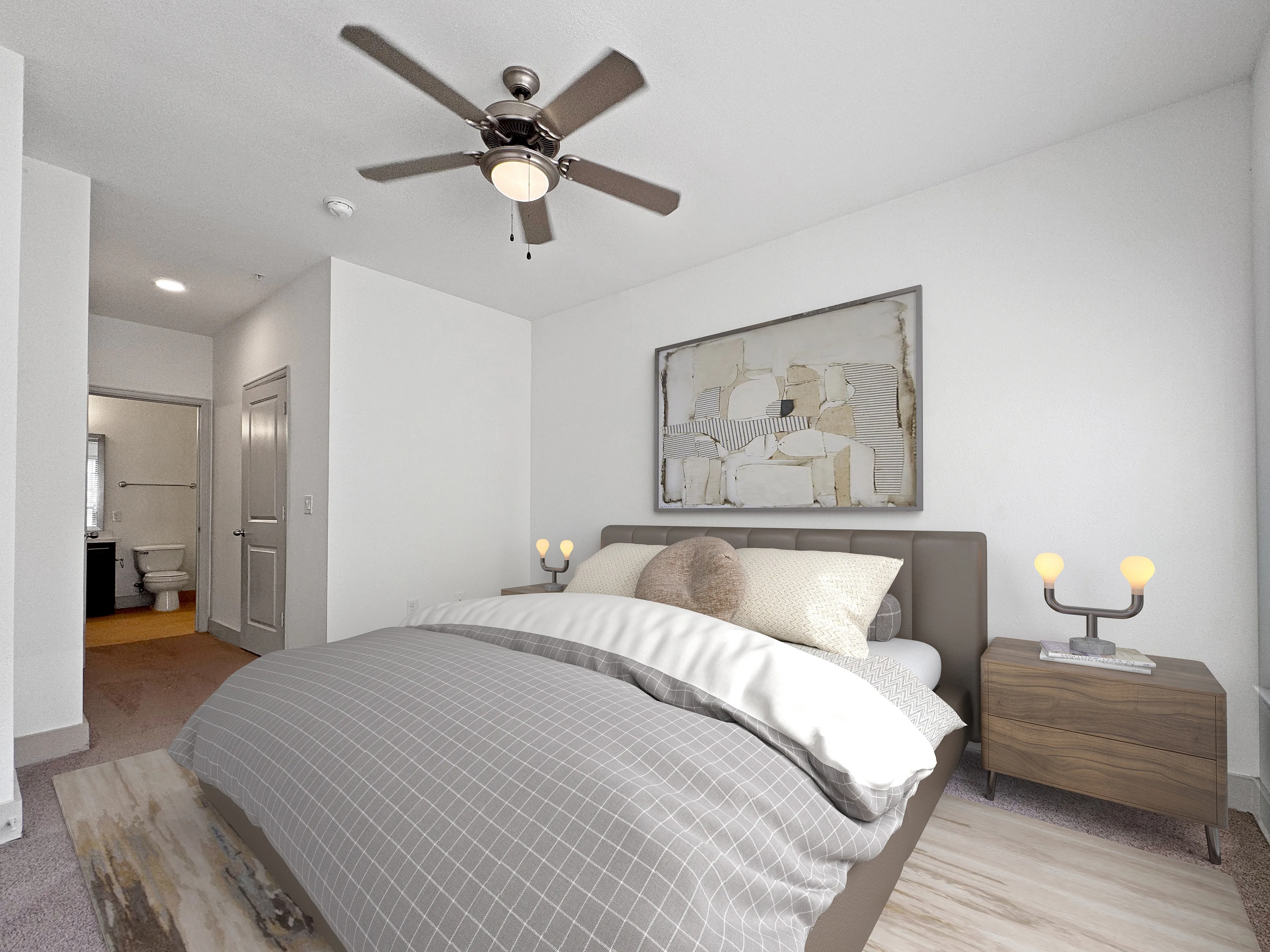 Houston, TX Apartments | Renovated Apartments | Apartments in Midtown | Inner Loop Apartments |Spacious Bedroom | 2222 Smith | Houston, Texas