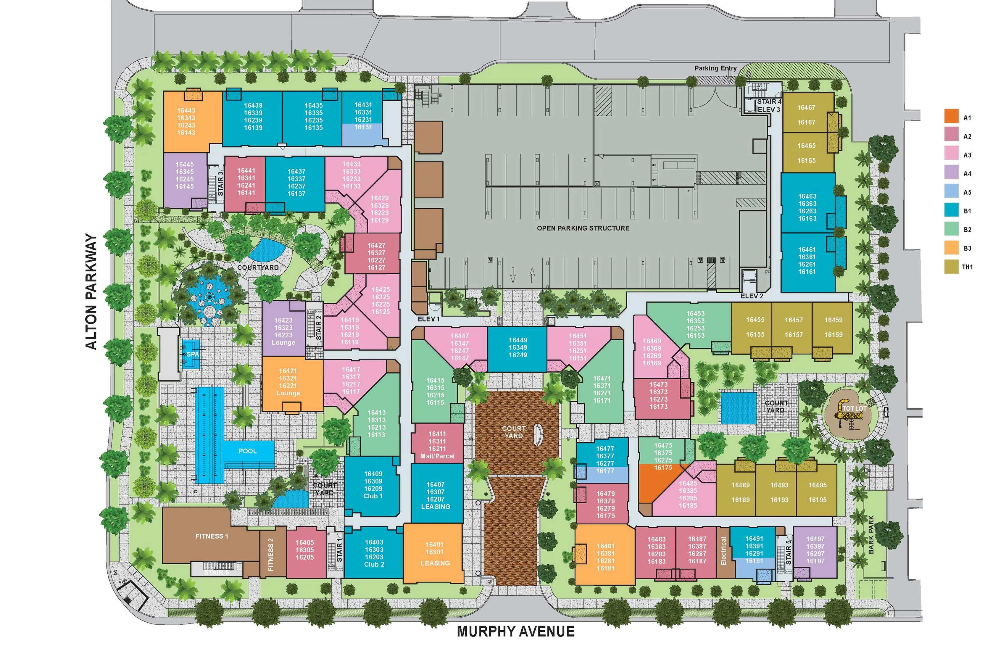 Colorful layout | The Murphy | Apartments in Irvine | CA Apartments