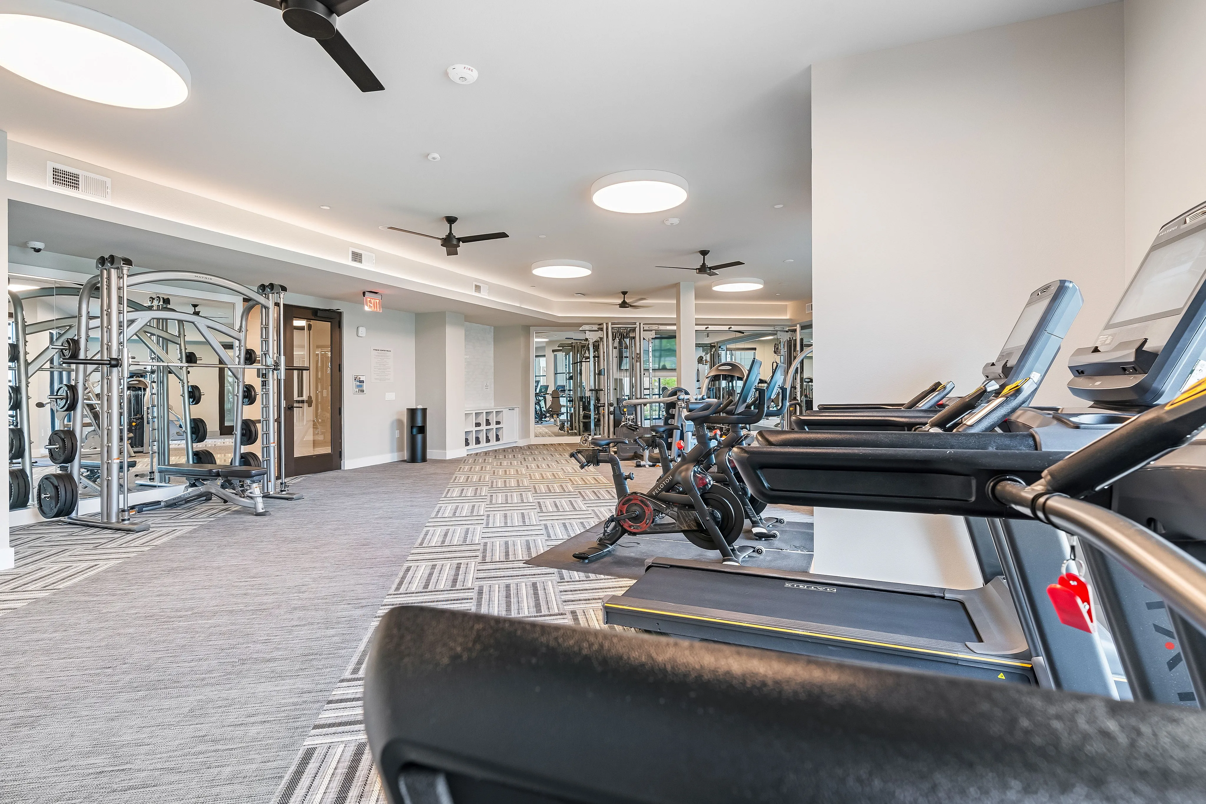 Modern fitness center | Caroline at Memorial | Houston, Texas