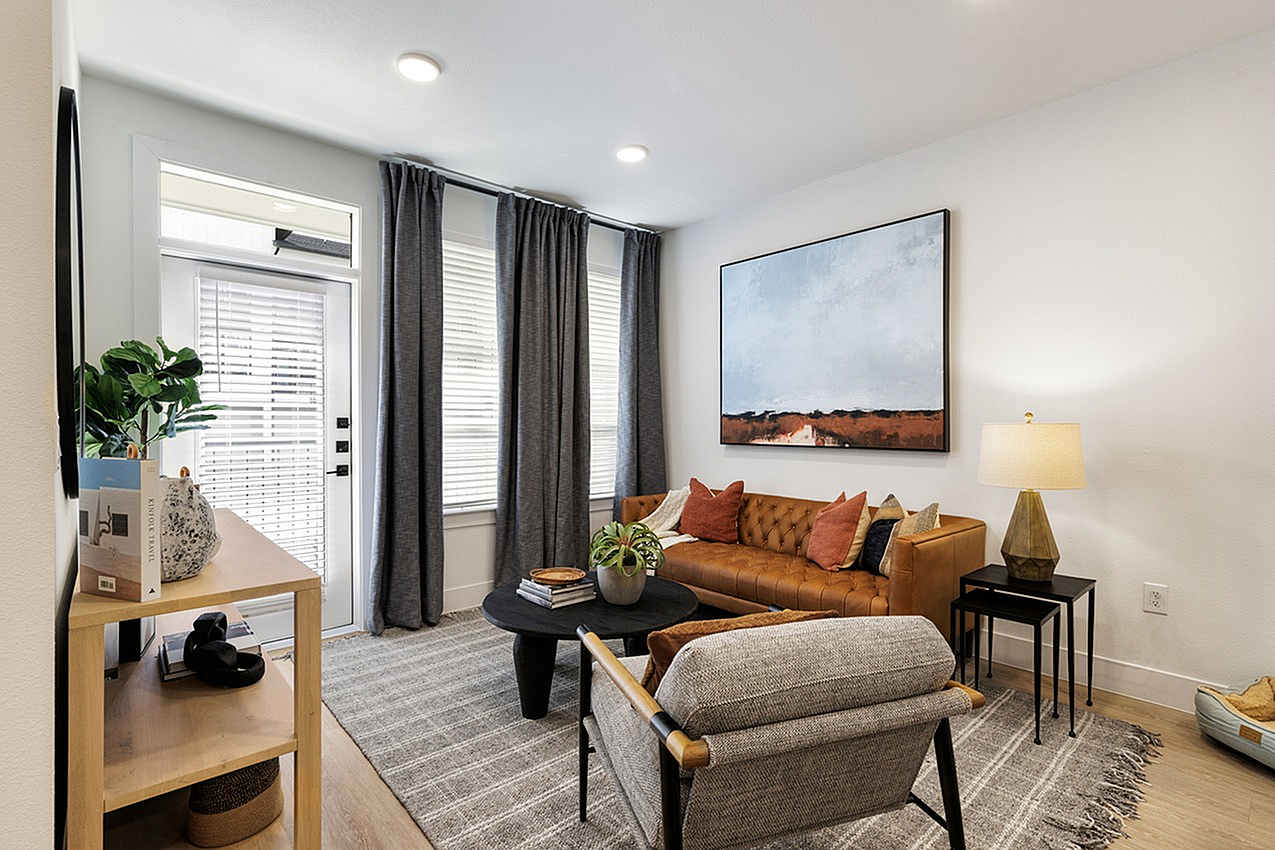 One Bedroom living room | Caroline Georgetown | Georgetown, TX | Apartments