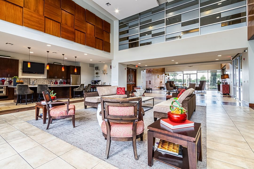 Caroline on Voss Apartment Living Room | Houston, TX Apartments | Uptown Houston Apartments
