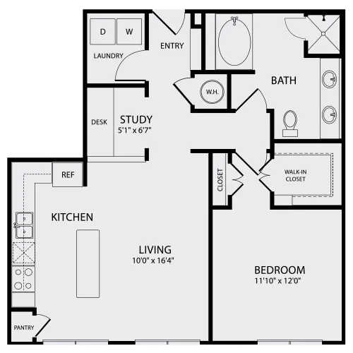 MID-A3 | Midtown Houston Living | Apartments in Houston, TX