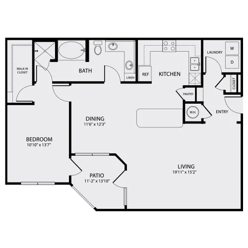 MID-A5 | Midtown Houston Living | Apartments in Houston, TX