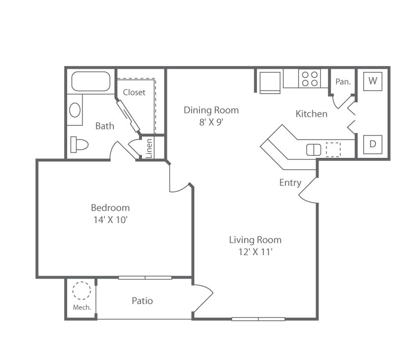 A3 | Stone Brook | Baytown, TX Apartments