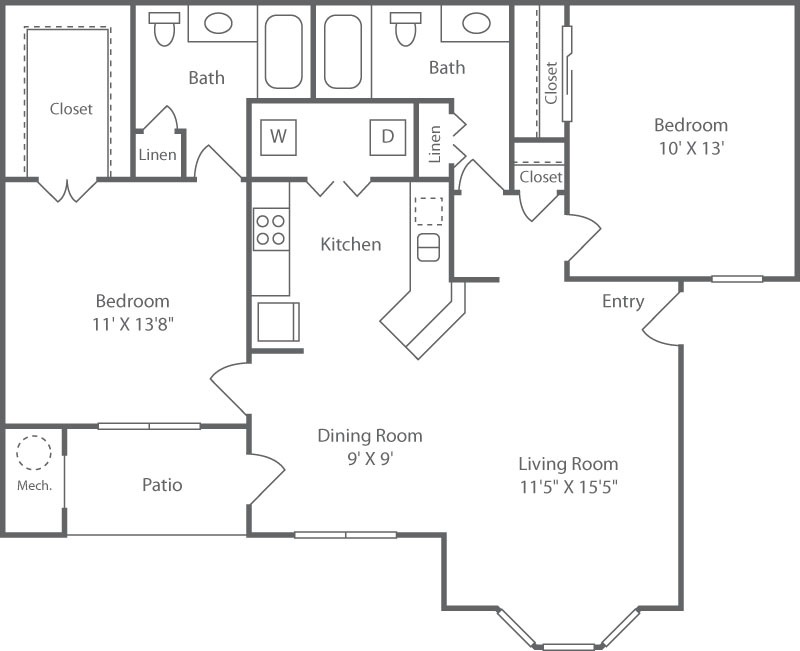 B5 | Stone Brook | Baytown, TX Apartments