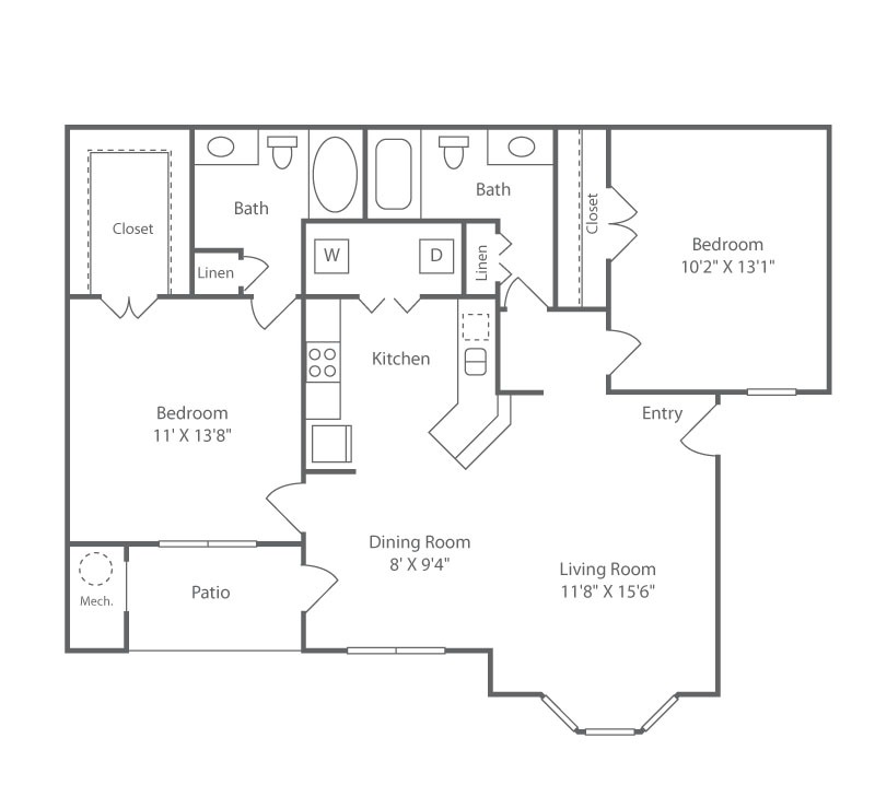 B6 | Stone Brook | Baytown, TX Apartments