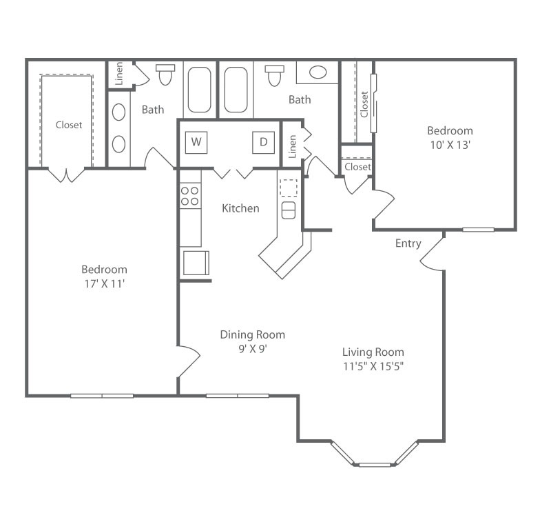 B7 | Stone Brook | Baytown, TX Apartments