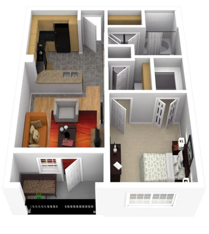 36 Sixty A1 floorplan