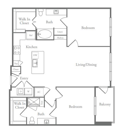 B2 | 2 Bed Apartment | Pearl 21Eleven