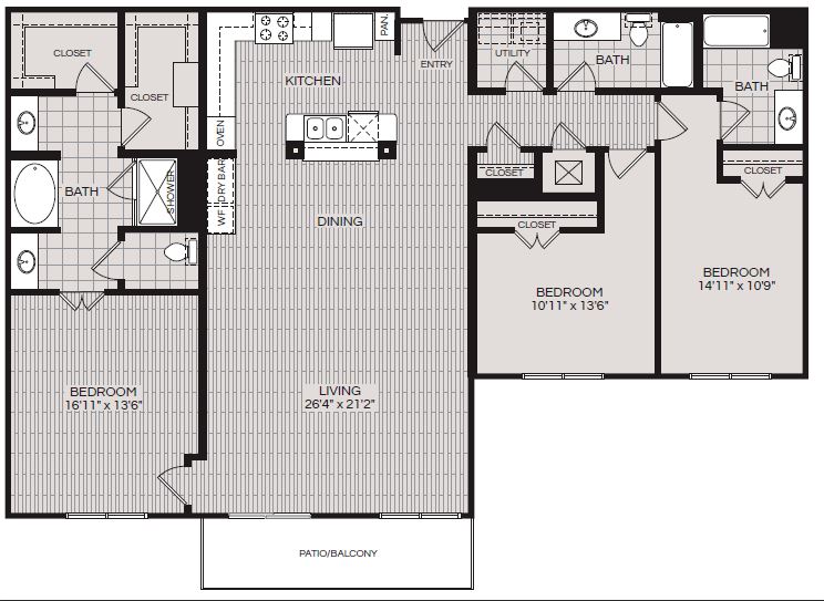 Pearl Residences C2 Floorplan