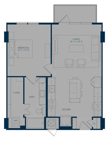 A11 | The James at Park Place | Houston,TX Apartments