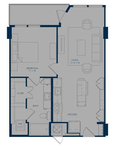 A5 | The James at Park Place | Houston,TX Apartments