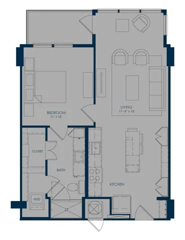 A6 | The James at Park Place | Houston,TX Apartments