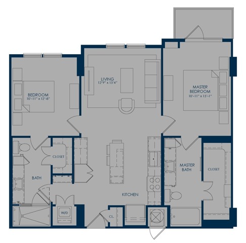 B2.1 | The James at Park Place | Houston,TX Apartments