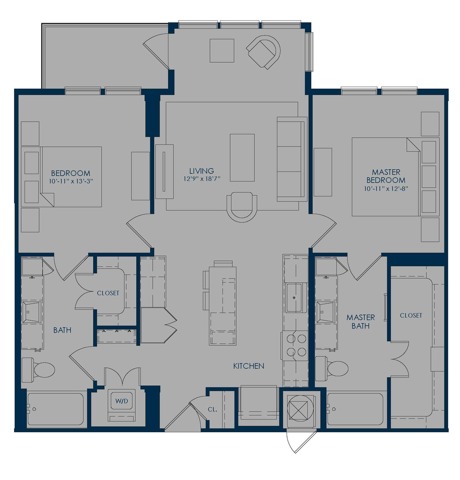 B3 | The James at Park Place | Houston,TX Apartments