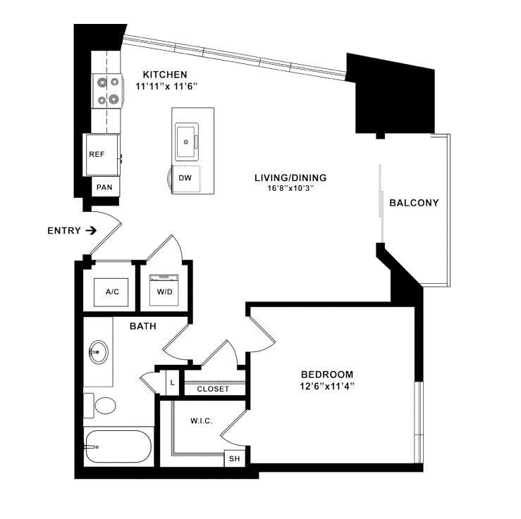 A2 | The McKinley at Memorial City | Memorial City Living Apartments