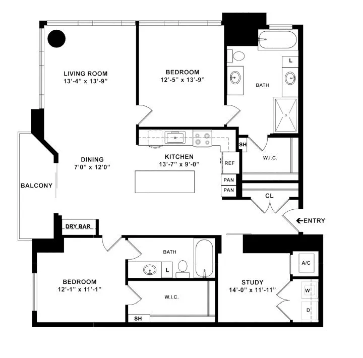 B11 | The McKinley at Memorial City | Memorial City Living Apartments