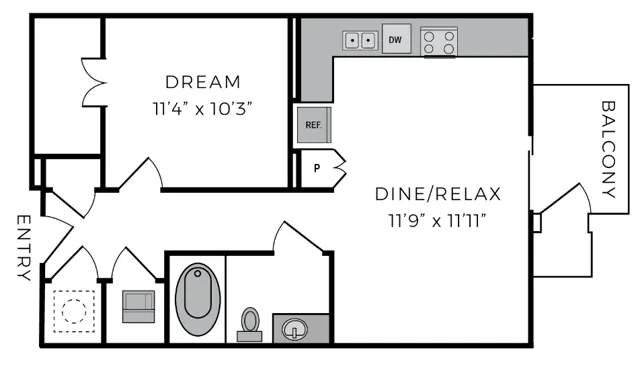 A2 | The McCarthy at Memorial City | Memorial City Living Apartments