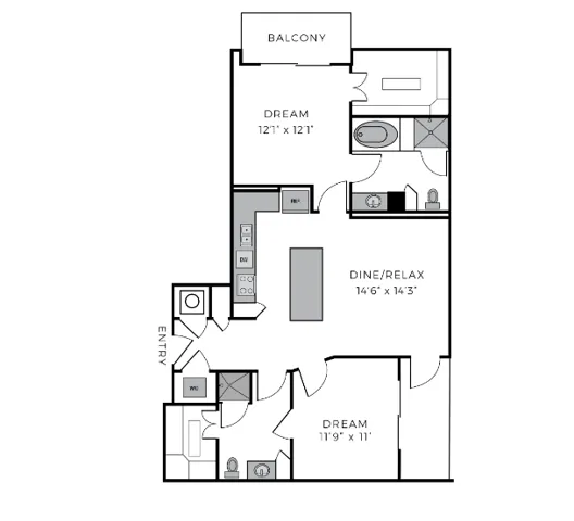 B2 | The McCarthy at Memorial City | Memorial City Living Apartments