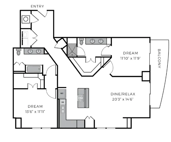 B6 | The McCarthy at Memorial City | Memorial City Living Apartments