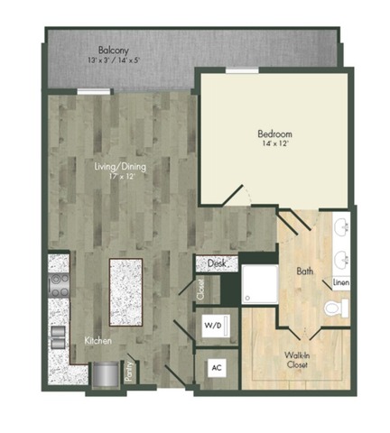 A2.3 | The McAdams at Memorial City | Memorial City Living Apartments