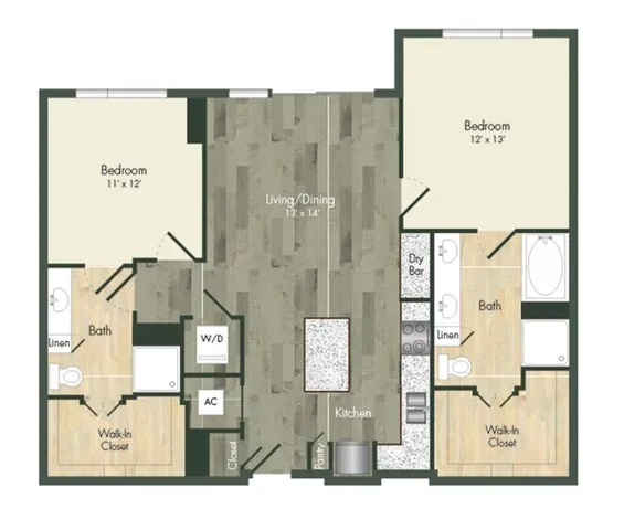 B1.1  | The McAdams at Memorial City | Memorial City Living Apartments