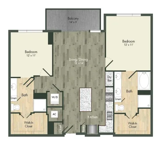 B1.2  | The McAdams at Memorial City | Memorial City Living Apartments